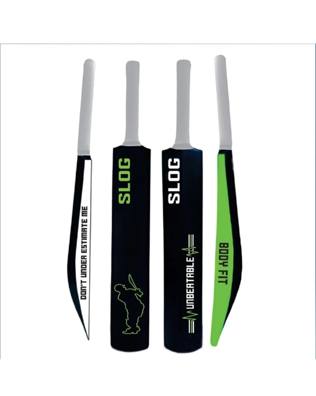 Bodyfit plastic bat full size hard unique /plastic cricket bat cricket Tennis Ball (pack of 1)