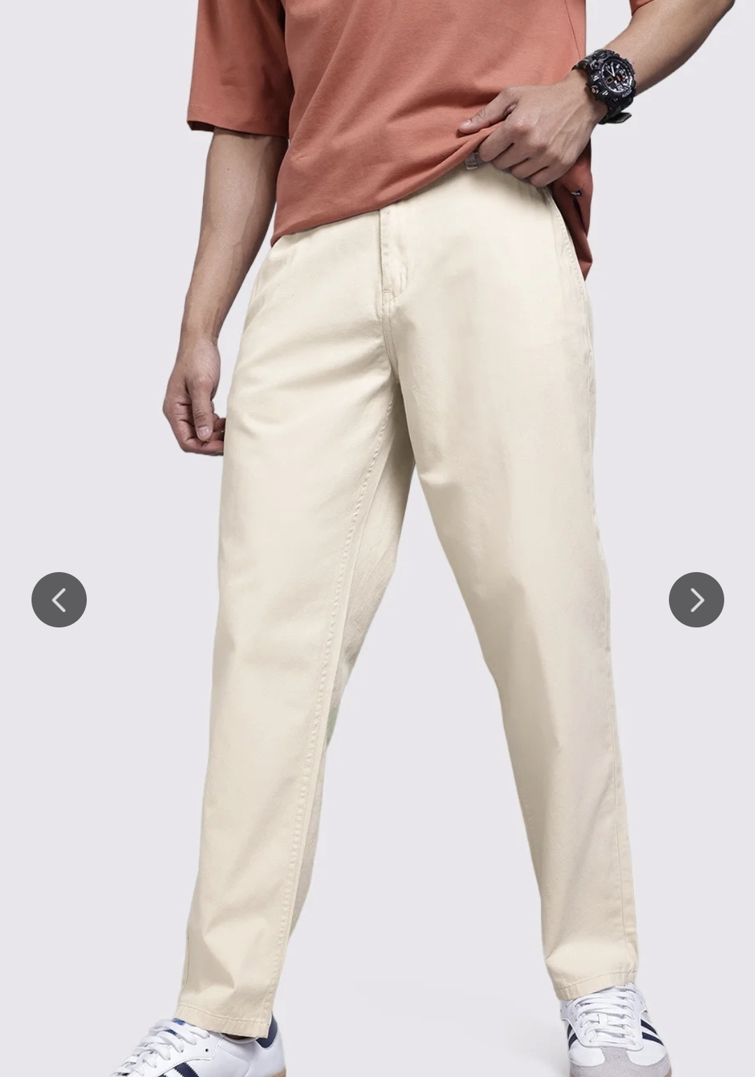 Beige colour Lenin pant 