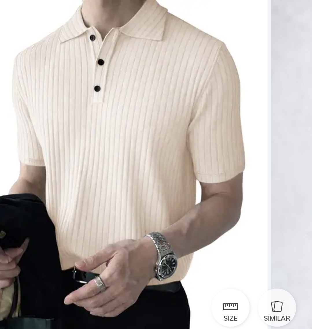 Beige polo Tshirt for men