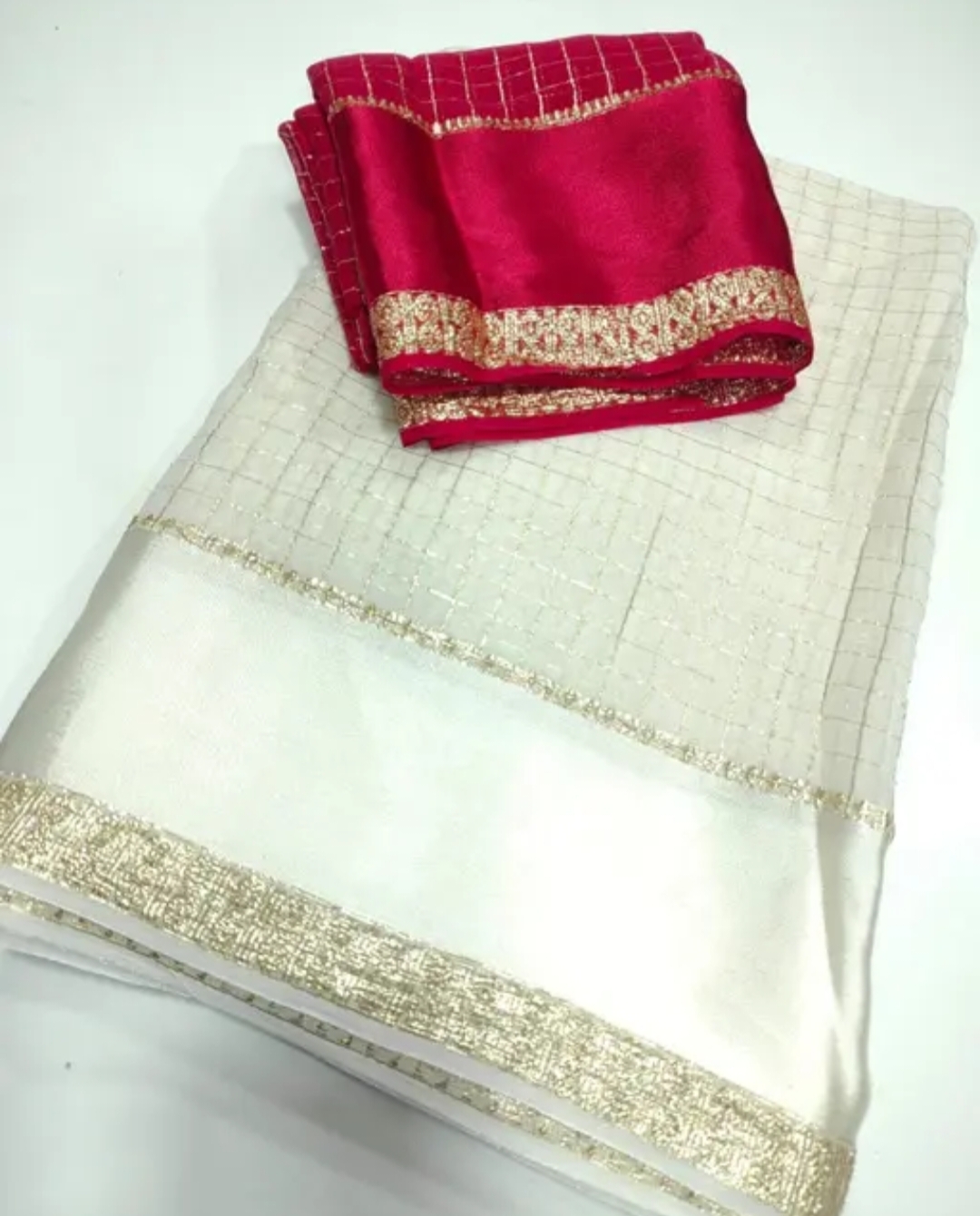 Viscose zari saree